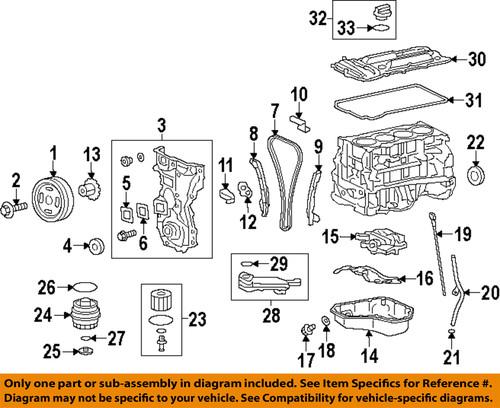 Toyota oem 135520v010 engine parts-tensioner gasket