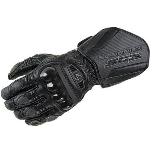 Scorpion sg3 leather street gloves black
