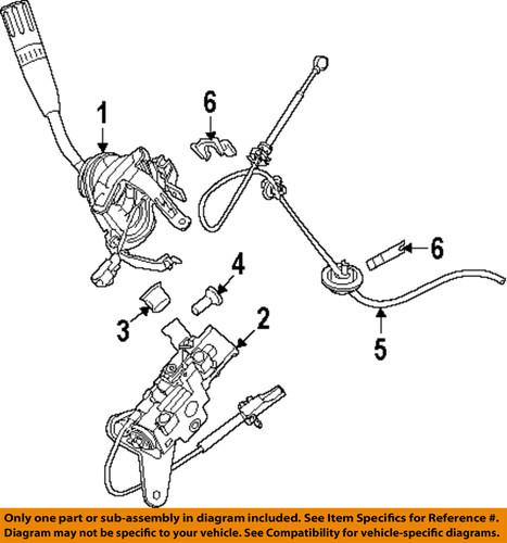 Ford oem 3l3z7c130aa steering column-shift lever insulator