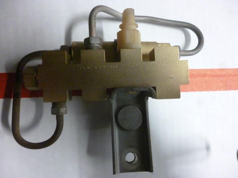 67 70  shelby mustang factory disc brake proportioning valve torino
