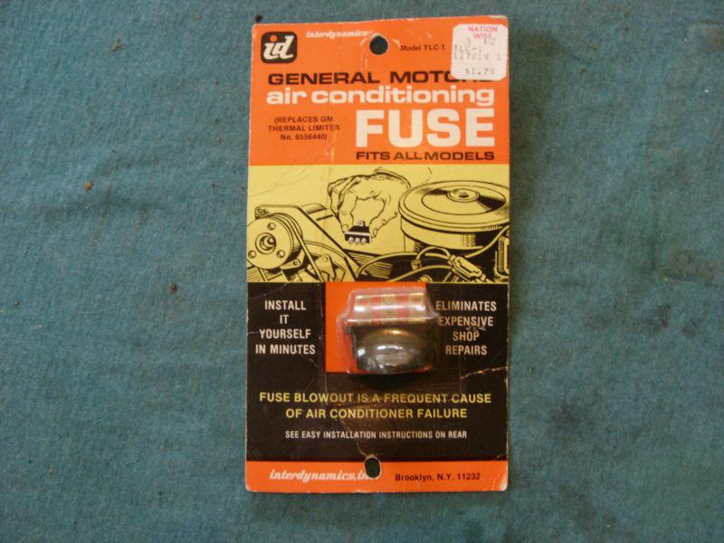 Interdynamics vintage air conditioning fuse for general motors thermal limiter