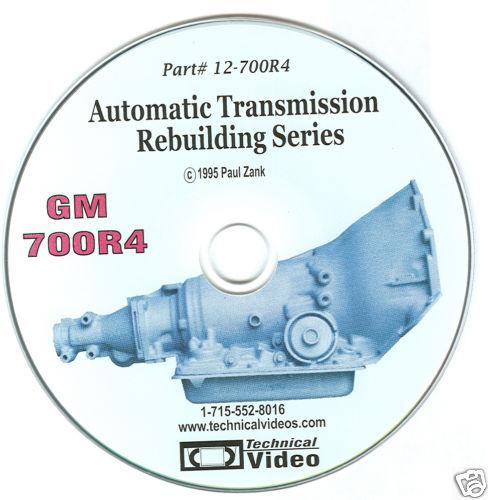 Gm 700r4 / 4l60 transmission rebuilding " 4l60 dvd"