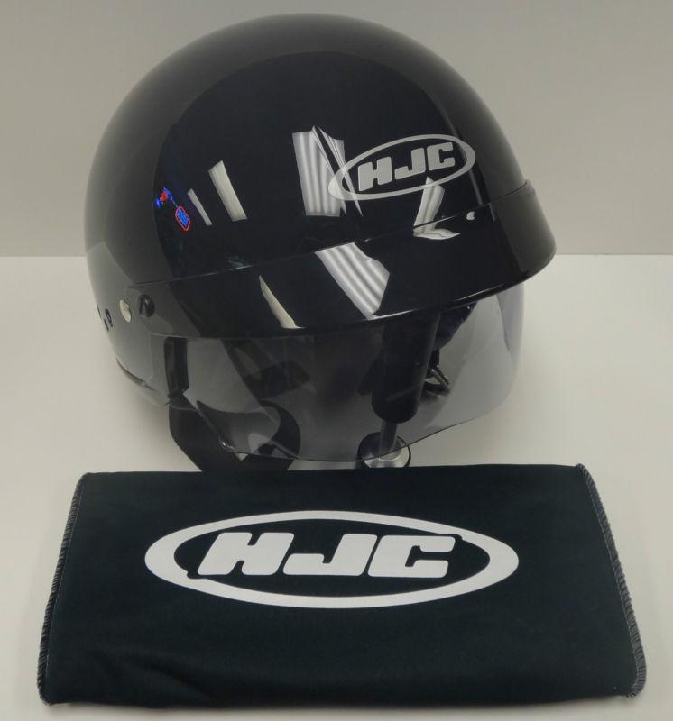 Hjc is-2 schade helmet size medium - with drop down sun shade - black 