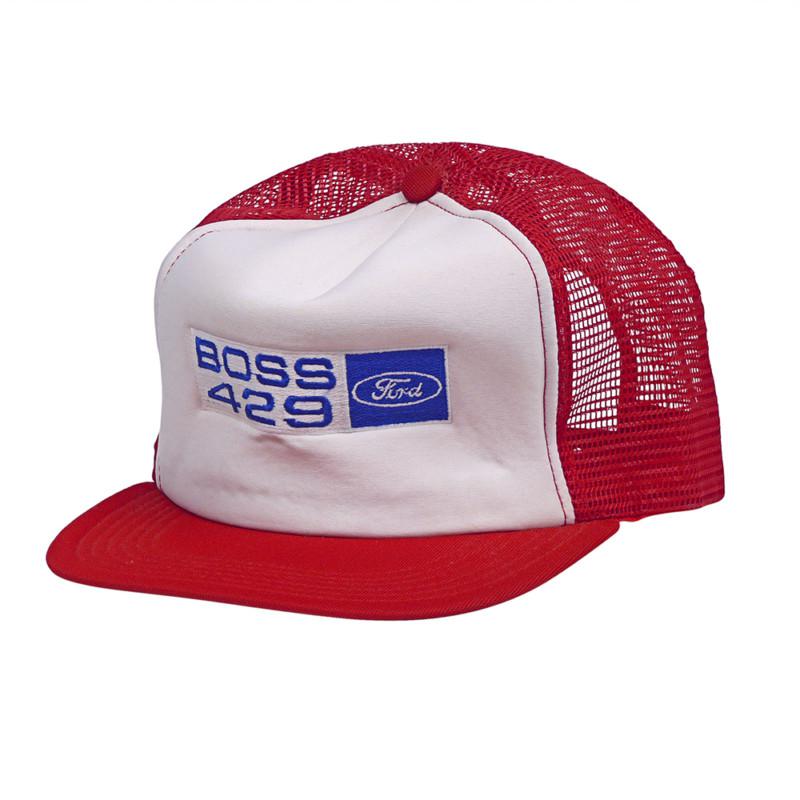 New boss 429 ford hat cap adjustable red / white 