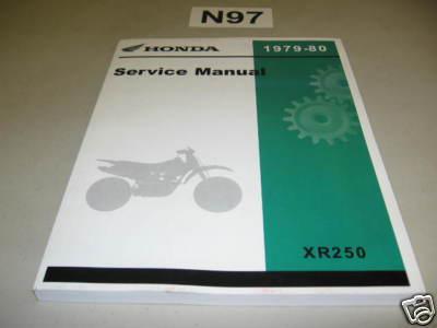 New service manual 79-80 xr250 oem honda shop repair maintenance book      #n97
