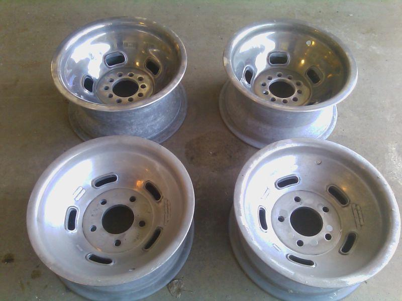 Set of 4 halibrand kidney bean wheels rims mags vintage hot rod 1932 ford scta