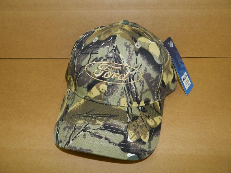 Camo ford hat, brand new *free shipping* raptor,f150,f250,f350,ranger h227-twill