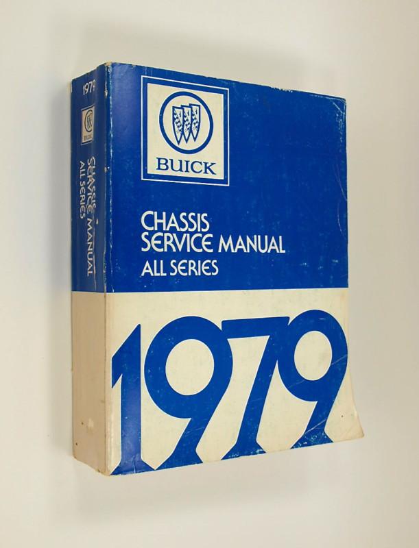 1979 buick factory chassis service manual all series