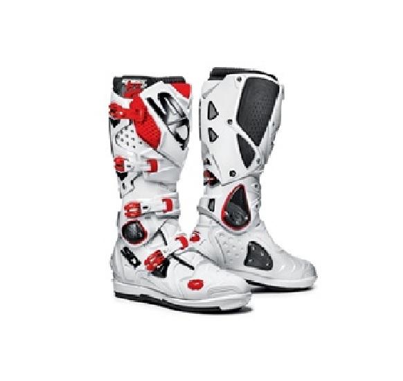 Sidi 2014 crossfire 2 srs motocross dirt bike boots size 11 white red