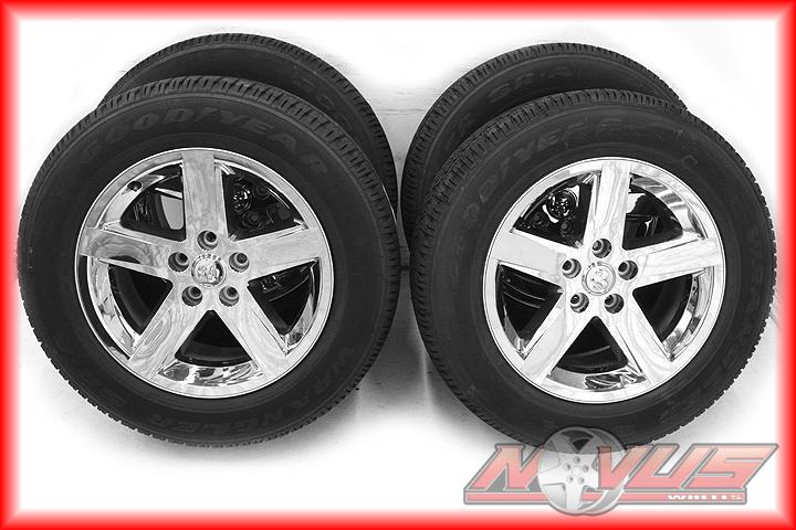 New 20" dodge ram 1500 bighorn durango factory oem chrome wheels tires 22 18 