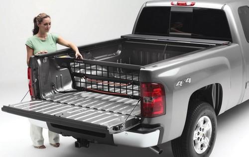 ^roll-n-lock cm445 cargo manager truck bed divider for ram 1500-3500 sb 03-08