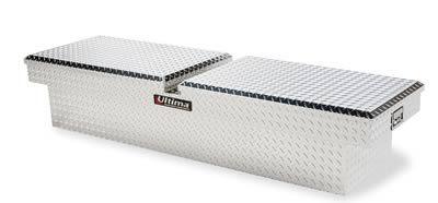 Deflecta-shield truck bed toolbox ultima gull wing aluminum 63.25"lx20.5"wx14"h