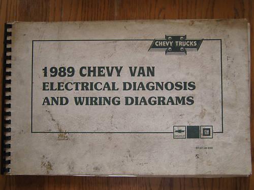 1989 chevy van electrical diagnosis & wiring diagrams original