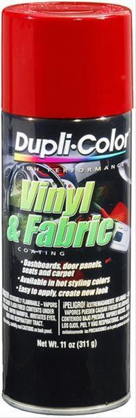 Dupli-color dye vinyl and fabric coating gloss red 11 oz. aerosol ea hvp107