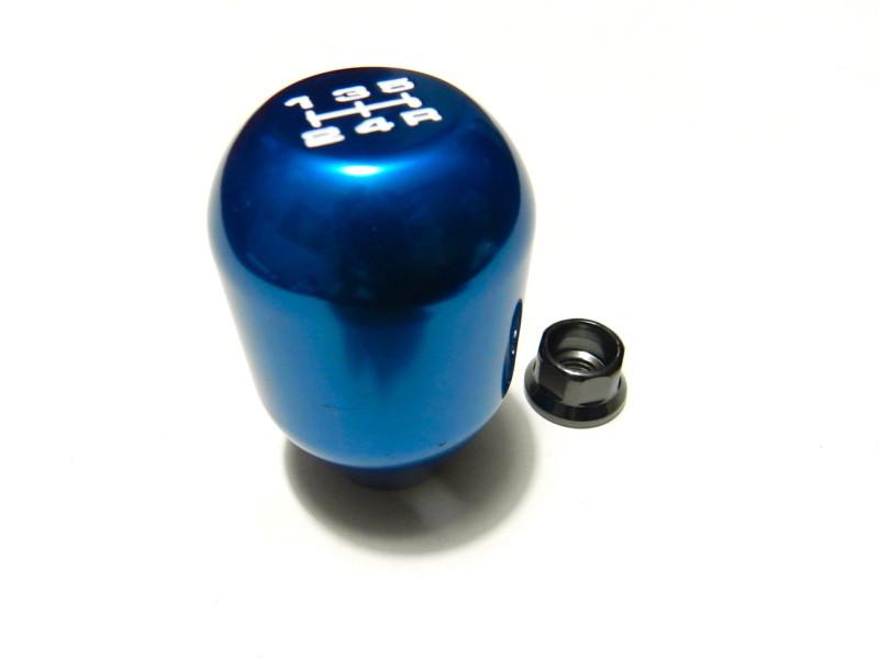 Type r style 5 speed shift knob for honda acura vehicles mt - blue