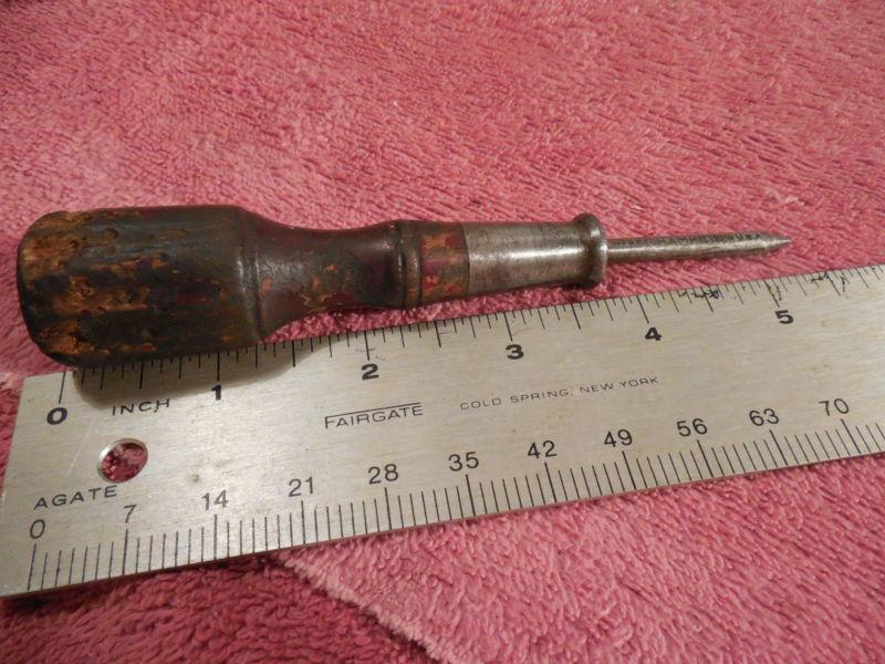 Model t ford toolkit screwdriver champion spark plug tool - the real thing