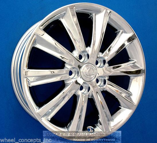 Lexus es350 17 inch chrome wheel rim exchange es 350 ultra luxury '10-12