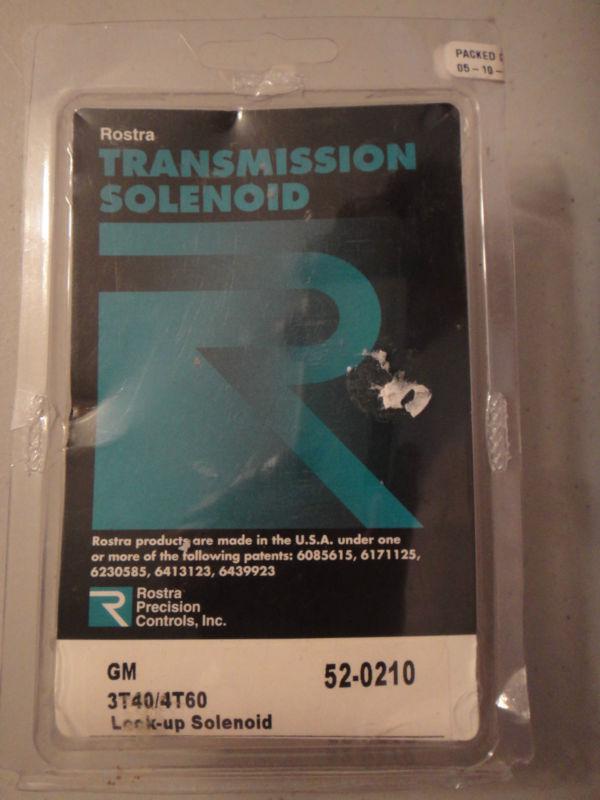 Rostra gm 52-0210 transmission lock-up solenoid for 3t40/ 4t60