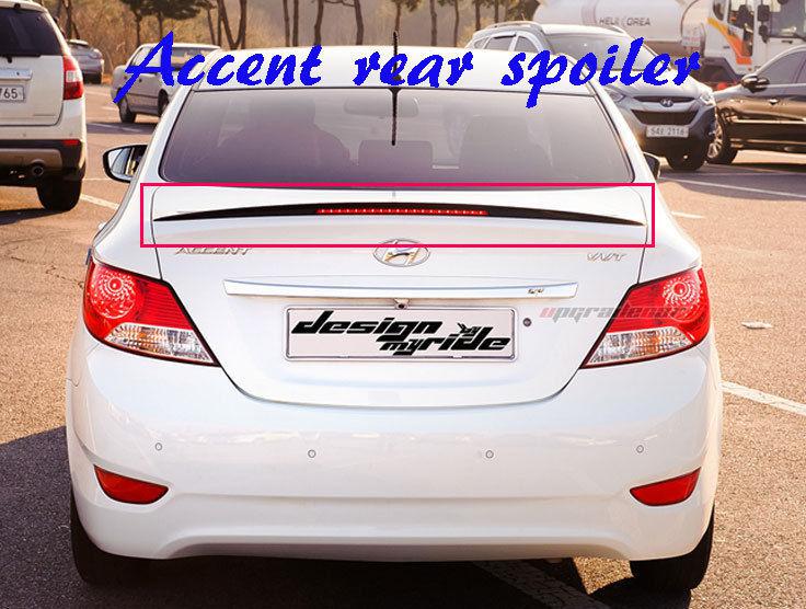 [kspeed] my ride trunk led rear spoiler  (fits: hyundai 2011-12 new accent)