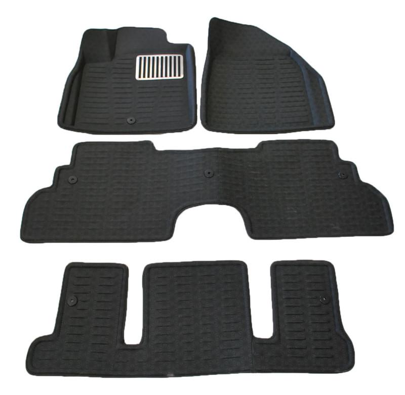 Buick enclave rubber floor mats all weather 1st 2nd 3rd