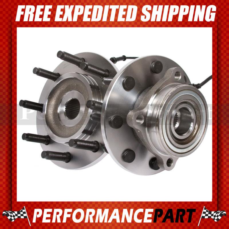 2 new gmb front left and right wheel hub bearing assembly pair w/ abs 799-0170