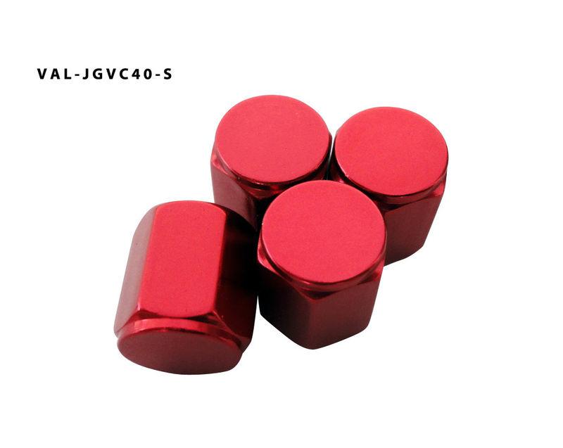 Agt red aluminum valve caps tire cap stem (pack of 4)  for honda cbr 600rr 1000