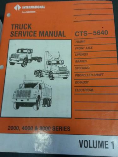 International truck service manual cts-5640