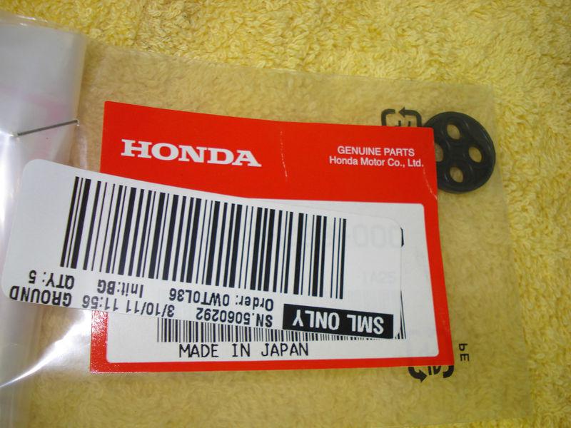 Oem honda petcock rubber gasket cb450 cl450 cl175 sl350 cb cl sl 450 350 175