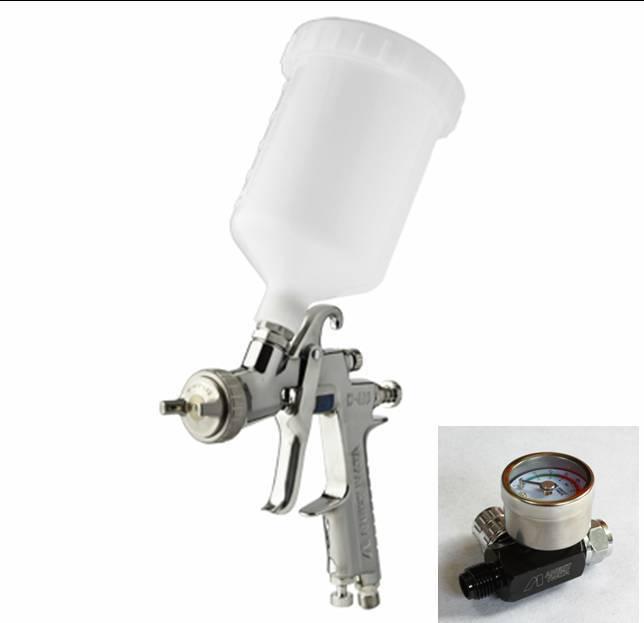 Air regulator+anest iwata w-400 142g(1.4mm) spray gun with 600ml cup