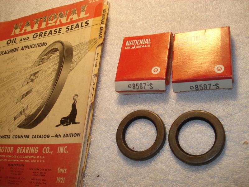 2 national rear wheel outer seals 1963-1964 chrysler imperial
