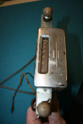 Vintage international harvester radio control dash plate - industrial deco?