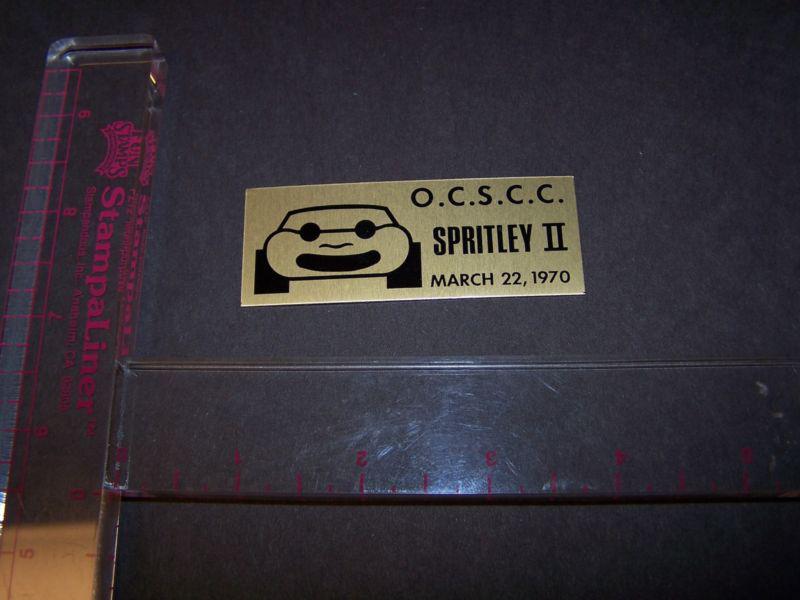 Vintage corvette event, o.c.s.c.c. spritley ii , march 22, 1970