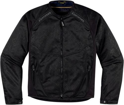 Icon anthem mesh motorcycle jacket black small 2820-2481