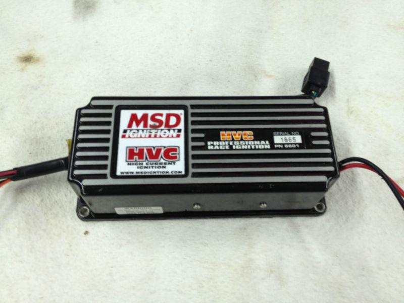 Msd hvc 6601 ignition box serial # 1665