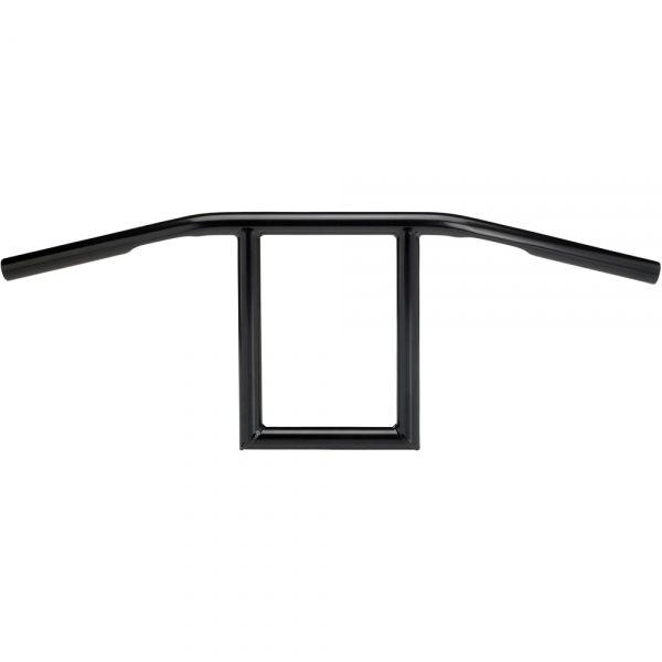 Biltwell black smooth 1" window handlebars for harley dyna sportster softail