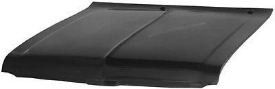 Harwood hood stock-style pin-on fiberglass black gelcoat chevy chevy ii/nova ea