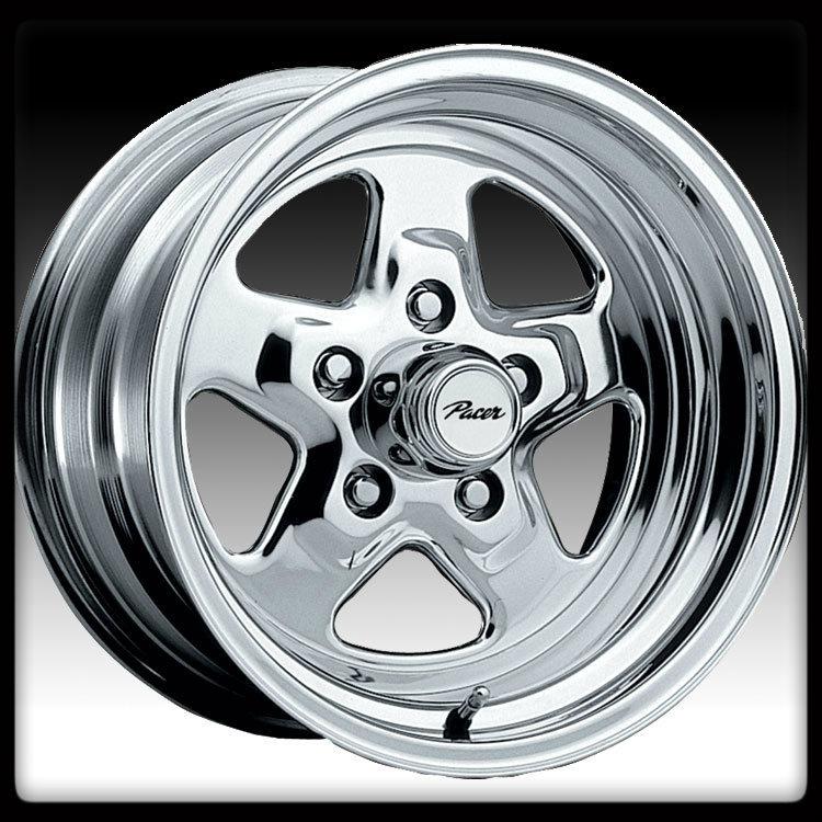 15x7 pacer alloy 521p dragstar polished 4x4.25 cougar mystique focus wheels rims