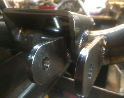 Gasser axle spring pads &amp; shock mounts by  wac customs - willys -anglia - usa