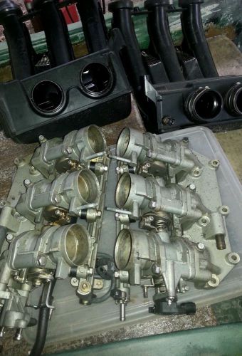 Yamaha f200 throttle bodies with fuel rail and intake