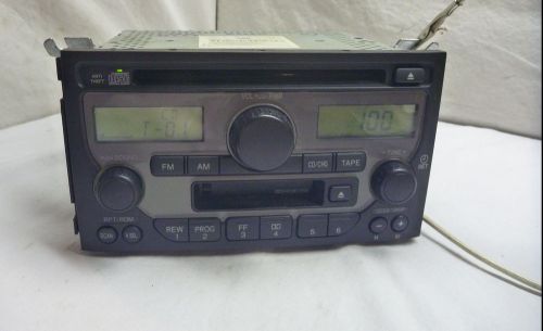 2003-2005 honda pilot radio cd cassette &amp; code 39100-s9v-a120 1tv3 t03792