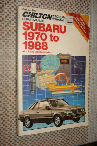 1970-1988 subaru service manual shop book 86 87 85 84 83 82 81 80 79 78 77 76 75