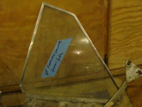1968 ford torino fairlane convertible left drivers side clear quarter glass oem