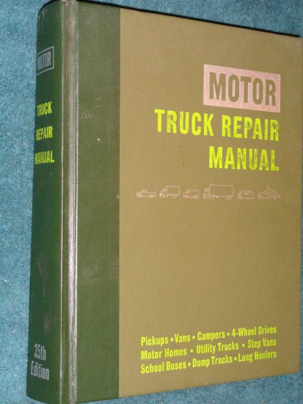 1973-1982 chevy ford ih dodge & more truck shop manual / motors truck book