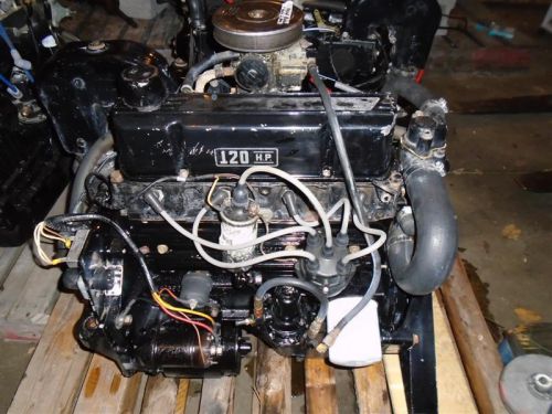 Mercruiser 120 hp 2.5, 4 cylinder gm chevy engine motor complete bobtail