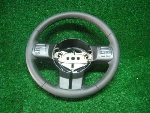 2012 jeep compass high altitude oem leather wrapped steering wheel w/ controls