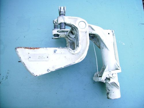 Transom clamp bracket  fr 1977 6 hp johnson outbd model 6r77m fits evinrude