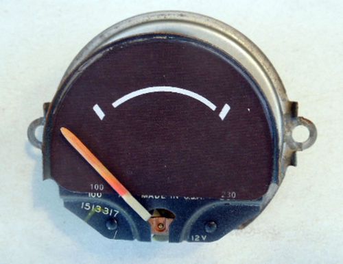 1957 chevy belair nomad 210 150 electric temperature gauge #8 - tested &amp; working