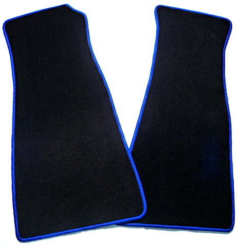 Black/blue velours mat set for opel gt 1968-1973