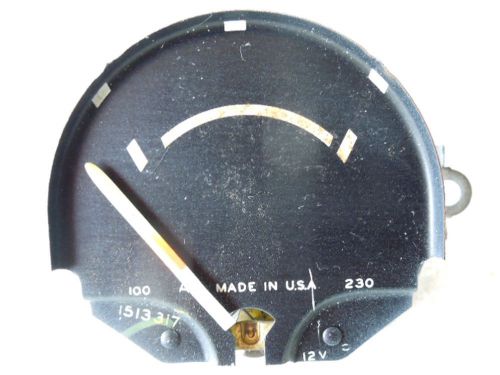 1957 chevy belair 210 150  electric temperature gauge #11 - tested &amp; working