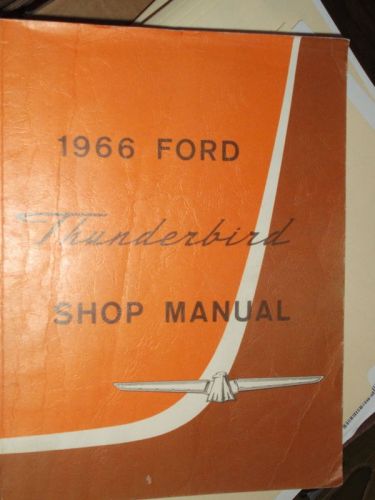1966 thunderbird shop manual
